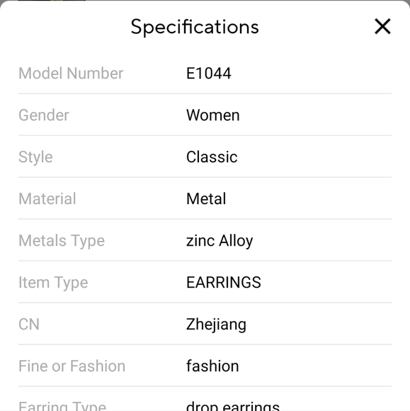 Evil Eye Earrings 14k Gold plated - Picture 7 of 7